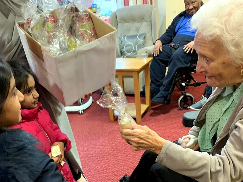 Minhaj Sisters visit Barchester Westgate House Care Home