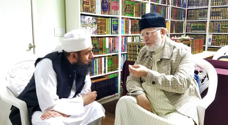 Maulana Tariq Jameel calls on Dr Tahir-ul-Qadri