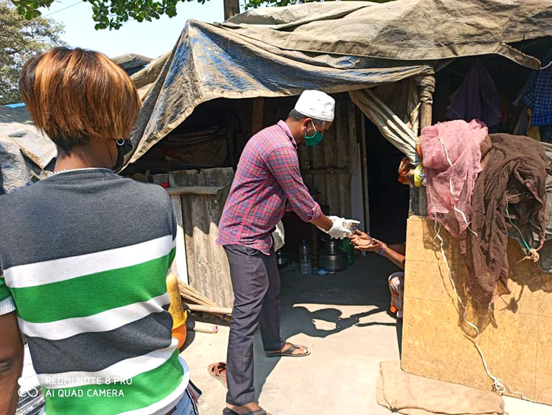 India: Help feed program for poor families during the COVID Lockdown