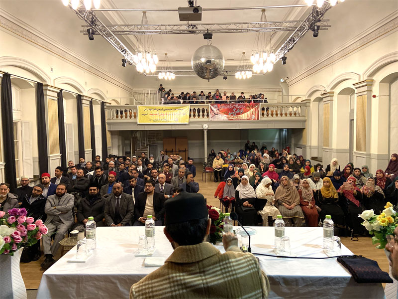 Dr Hassan Qadri addresses Quaid Day Program in Malmo Sweden