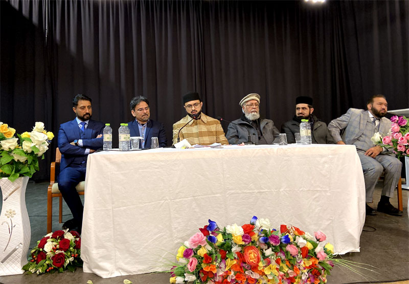 Dr Hassan Qadri addresses Quaid Day Program in Malmo Sweden