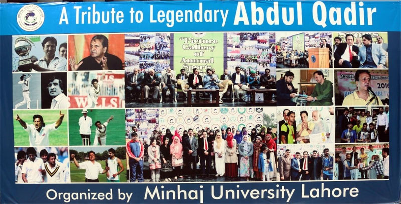 A Tribute to Abdul Qadir by Minhaj University Lahore