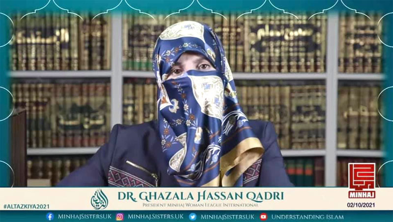 Dr Ghazala Qadri addresses Al-Tazkiya 2021
