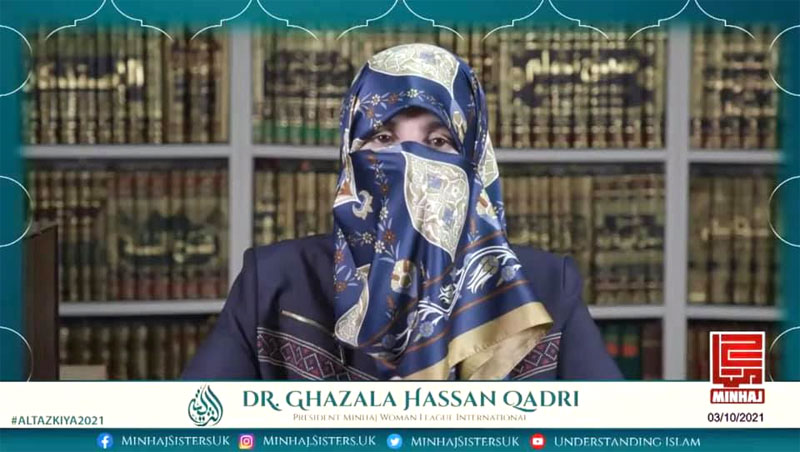 Dr Ghazala Qadri addresses concluding ceremony of Al-Tazkiya 2021