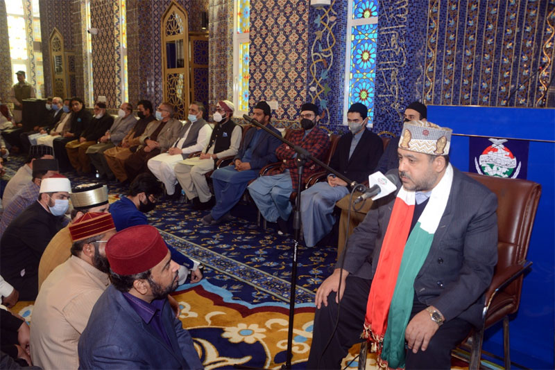 A special ceremony marks the completion of decoration & expansion of the Jami Shaykh-ul-Islam