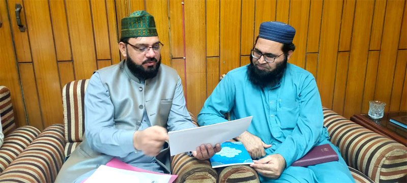 Jamia-tur-Rasheed and Majma-ul-Uloom al-Islamia Pakistan visited office of Nizam-ul-Madaris Pakistan
