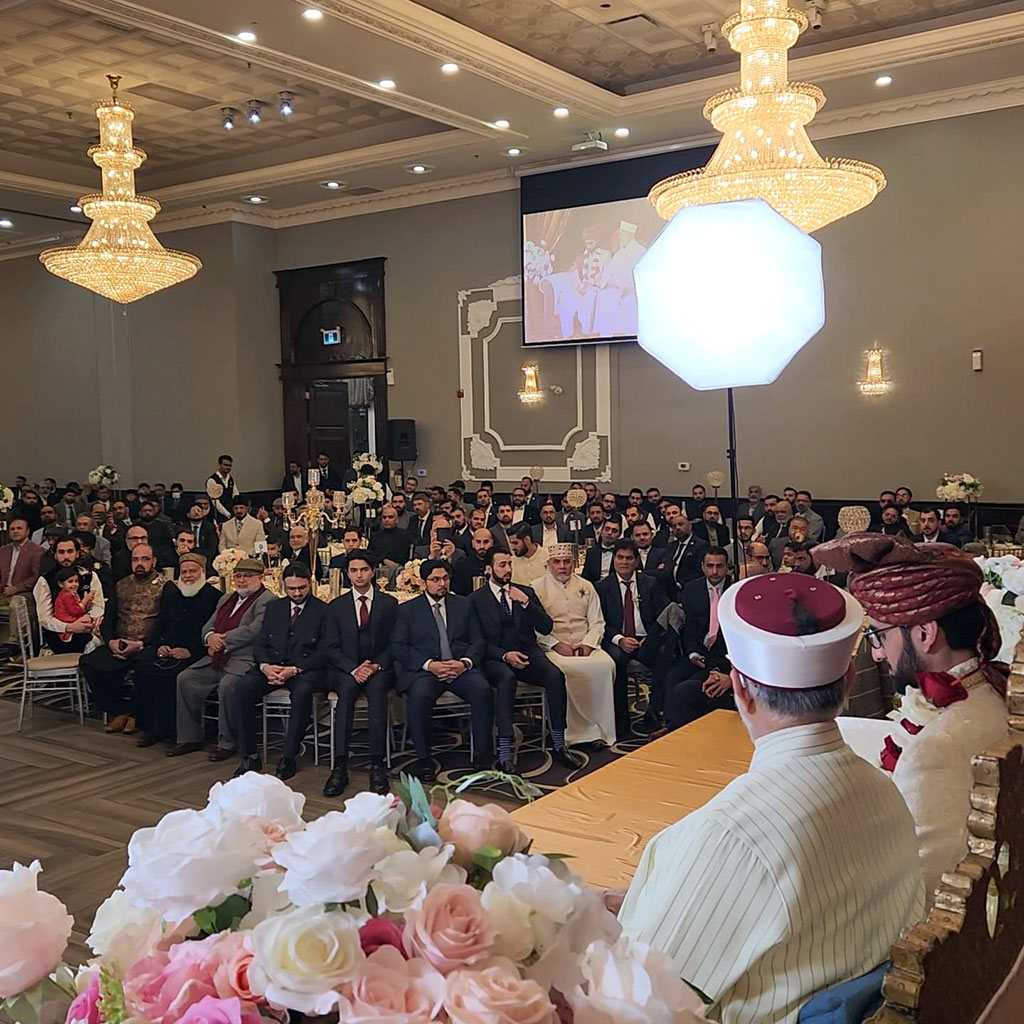 Marriage ceremony of granddaughter of Shaykh ul Islam held in Toronto