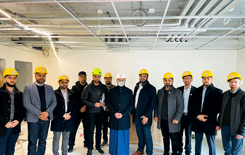 Dr Hassan Mohi-ud-Din Qadri visits construction site of Amager center