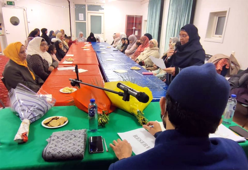 Dr Hassan Mohi-ud-Din Qadri met with the office-holders of Minhaj Women League and Minhaj Sisters League Stockholm Sweden