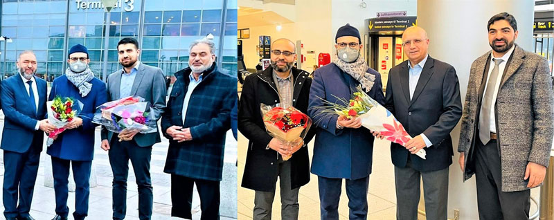 Dr Hassan Mohi ud Din Qadri reached Sweden