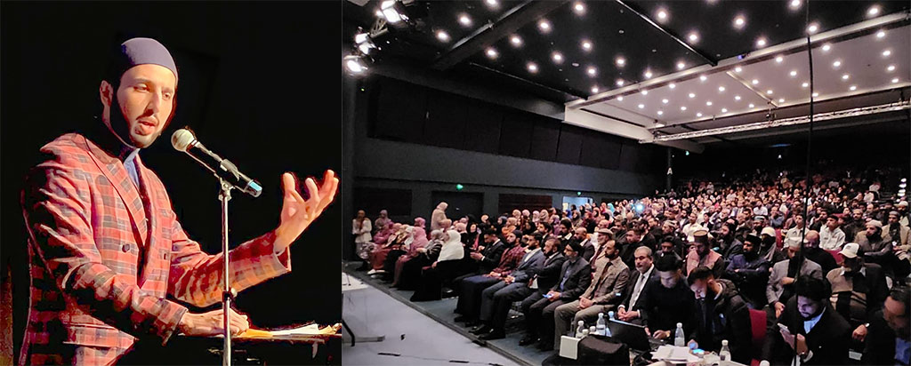 Shaykh Hammad Mustafa al-Madani al-Qadri addressing Mawlid Conference in Denmark