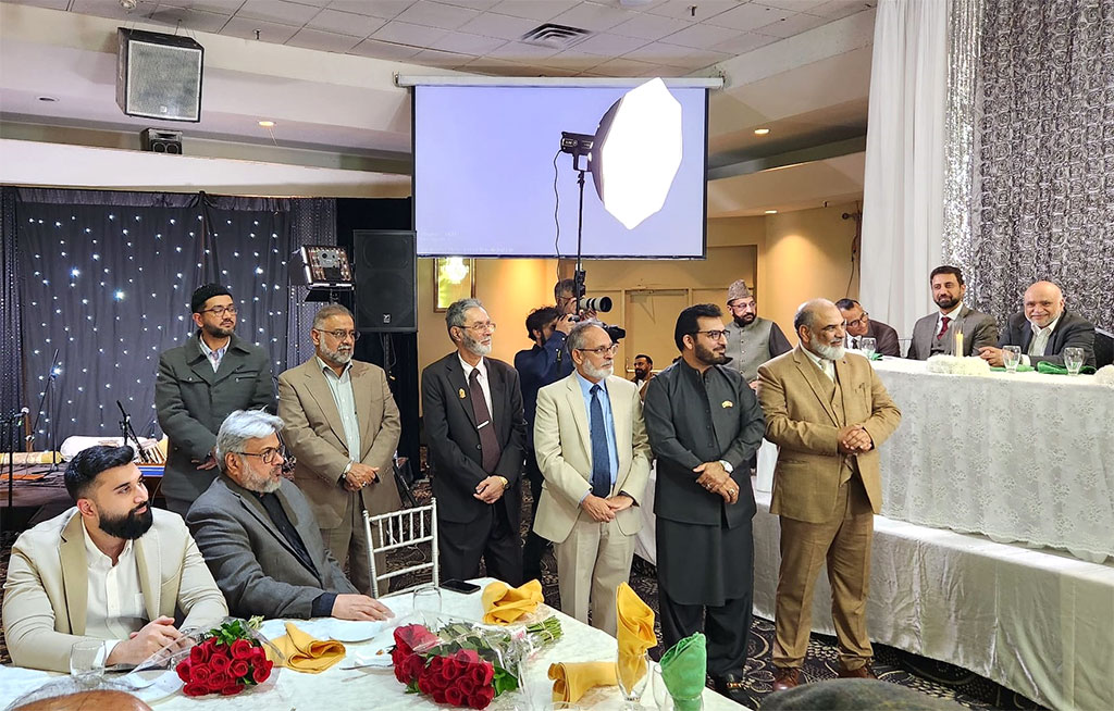 MQI Canada hosts dinner for guests attending marriage ceremony of granddaughter of Dr Tahir ul Qadri