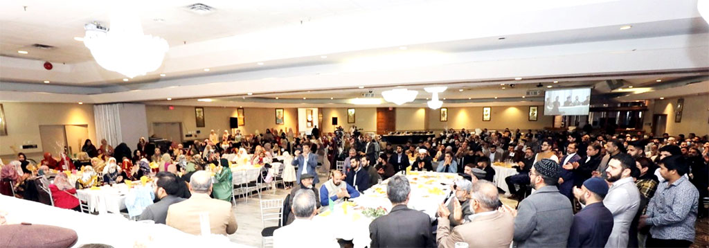 MQI Canada hosts dinner for guests attending marriage ceremony of granddaughter of Dr Tahir ul Qadri