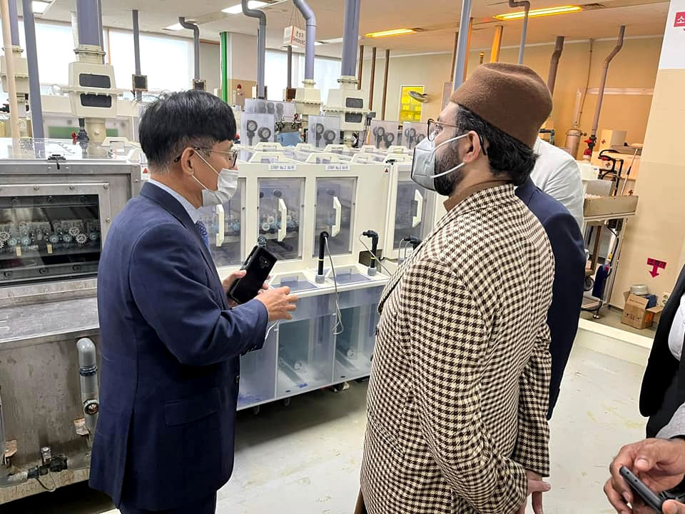 Dr Hassan Mohi ud Din Qadri visits Tech University of Korea Siheung-si