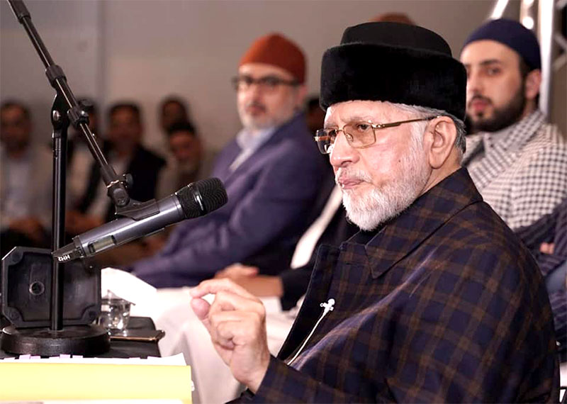 Dr Muhammad Tahir-ul-Qadri addressed National Youth Conference UK