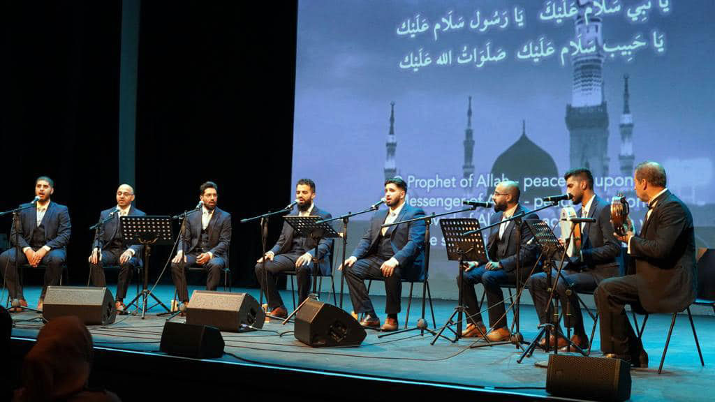 Hammad Mustafa Qadri addressing event Living Legacy Fest - A Celebration of Mercy