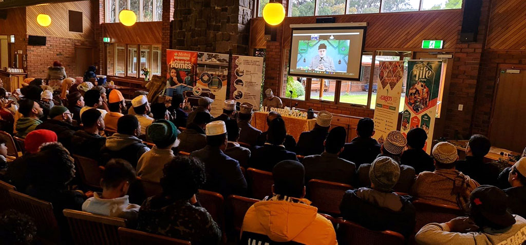 Dr Tahir ul Qadri addressing Al Sohba Camp 2023 organized by Minhaj-ul-Quran Australia -1