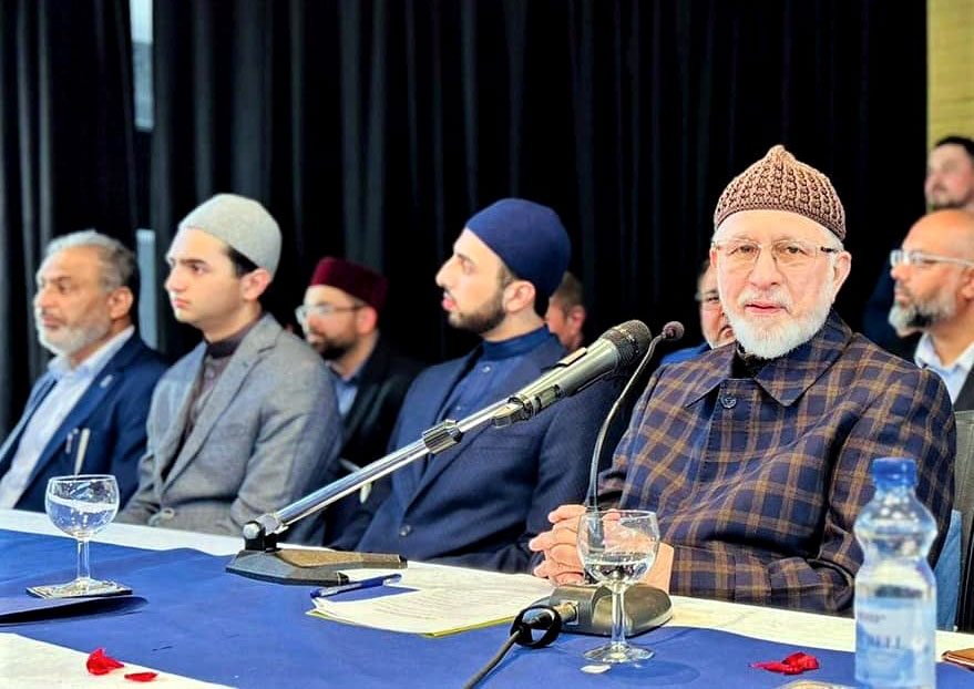 Dr Tahir ul Qadri addressing tarbiyati session in Malmo - 3