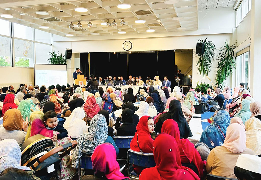 Dr Tahir ul Qadri addressing tarbiyati session in Malmo - 6