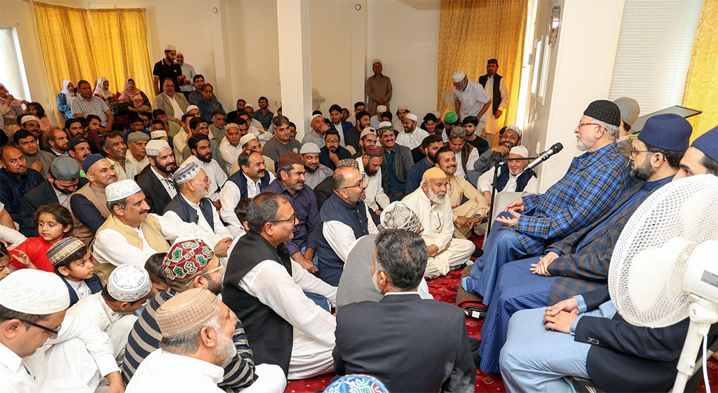 Dr Muhammad Tahir-ul-Qadri visits MQI Center in Sweden -1