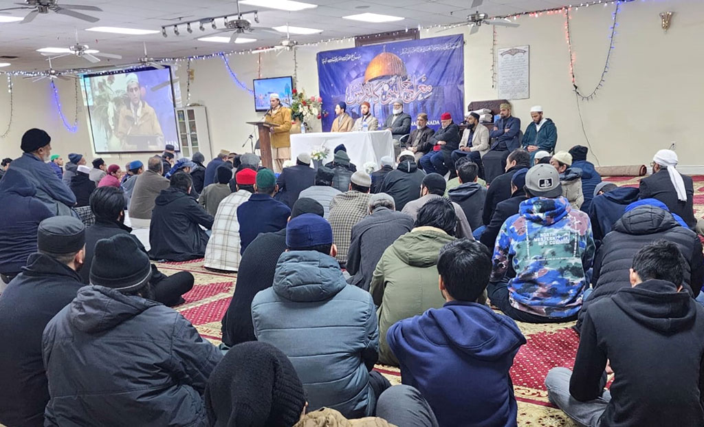 Hammad Mustafa Qadri addresses Miraj-ul-Nabi Conference in Canada