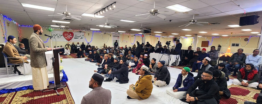 Hammad Mustafa Qadri addresses Miraj-ul-Nabi Conference in Canada