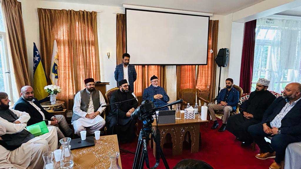 Scholars of Minhaj Europe met with Dr Tahir ul Qadri