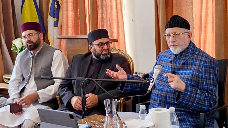 Scholars of Minhaj Europe met with Dr Tahir ul Qadri