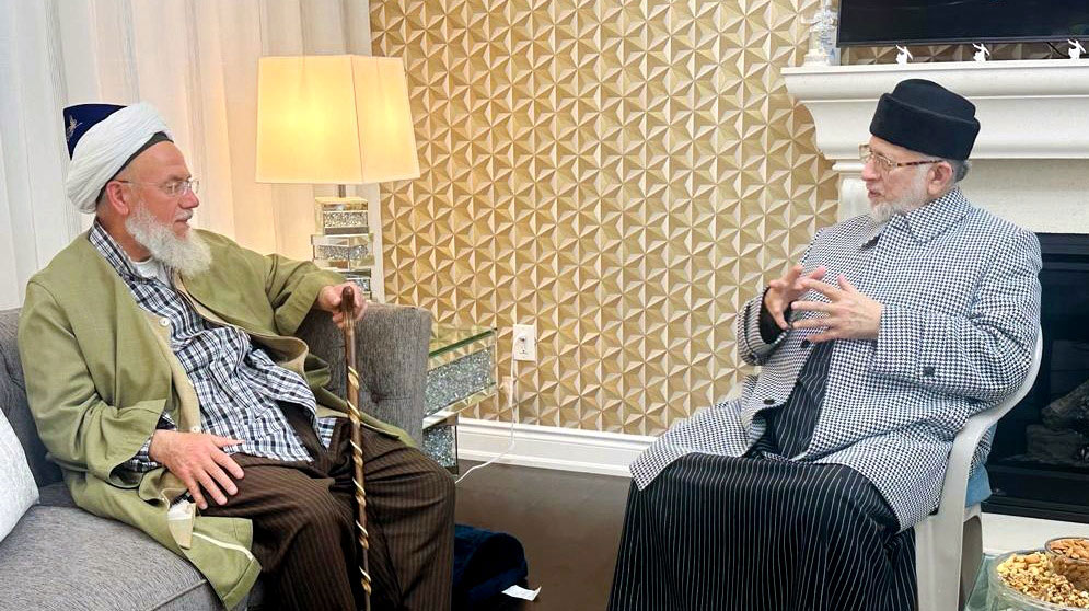 Shaykh Muhammad Adil calls on Dr Muhammad Tahir-ul-Qadri