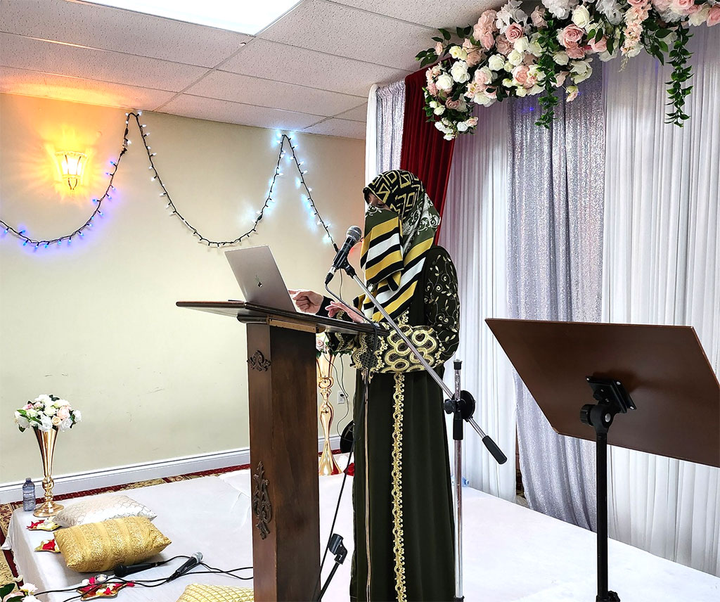 Dr. Ghazala Qadri speech at Milad un Nabi Canada