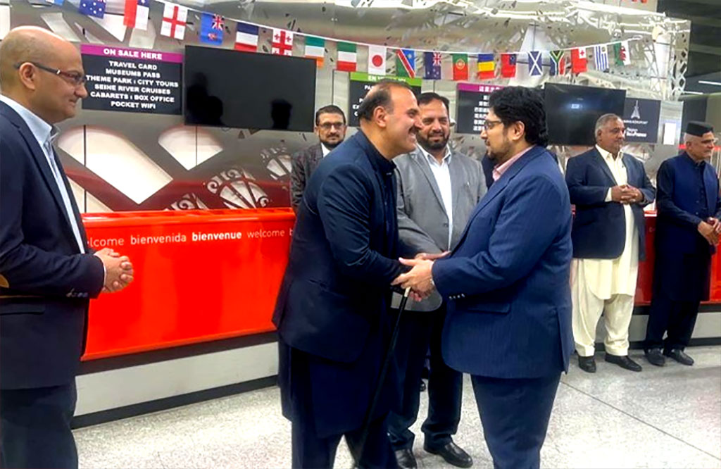 dr hussain qadri arrived in france