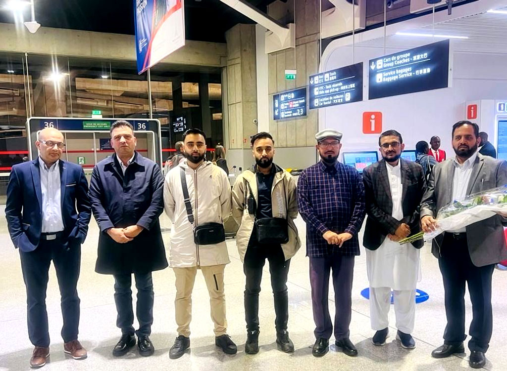 dr hussain qadri arrived in france