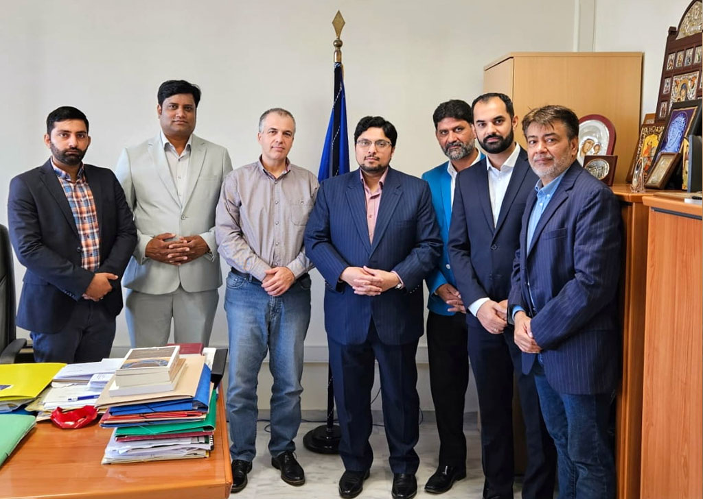 dr hussain qadri met with SG of greece