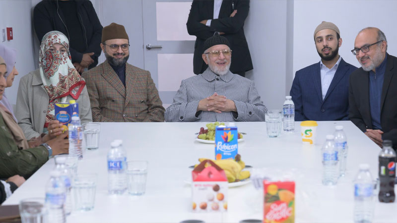 dr tahir ul qadri met al hidaya team