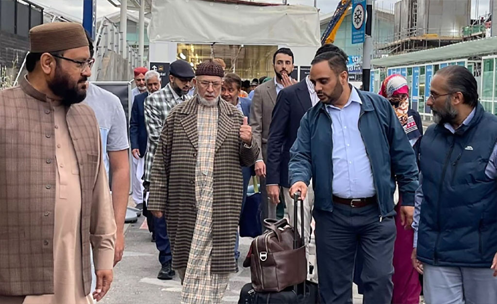 shaykh-ul-islam arrived uk