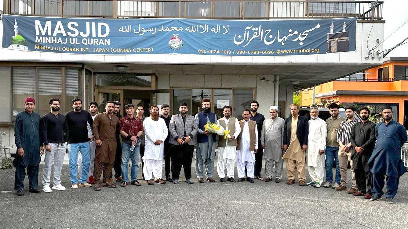 Allama Rana Nafis Qadri received welcome on his arrival at Japan