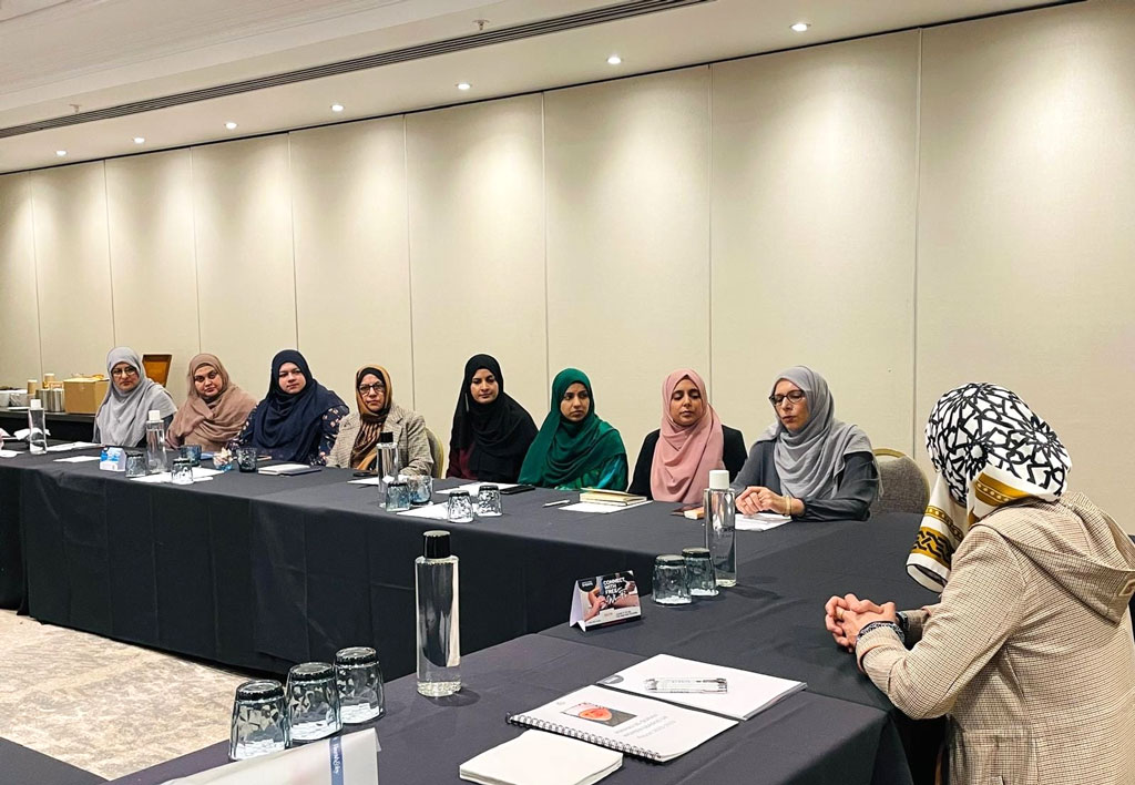 dr ghazala qadri meets MWL UK executive