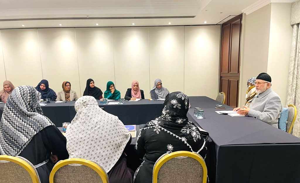 dr ghazala qadri meets MWL UK executive