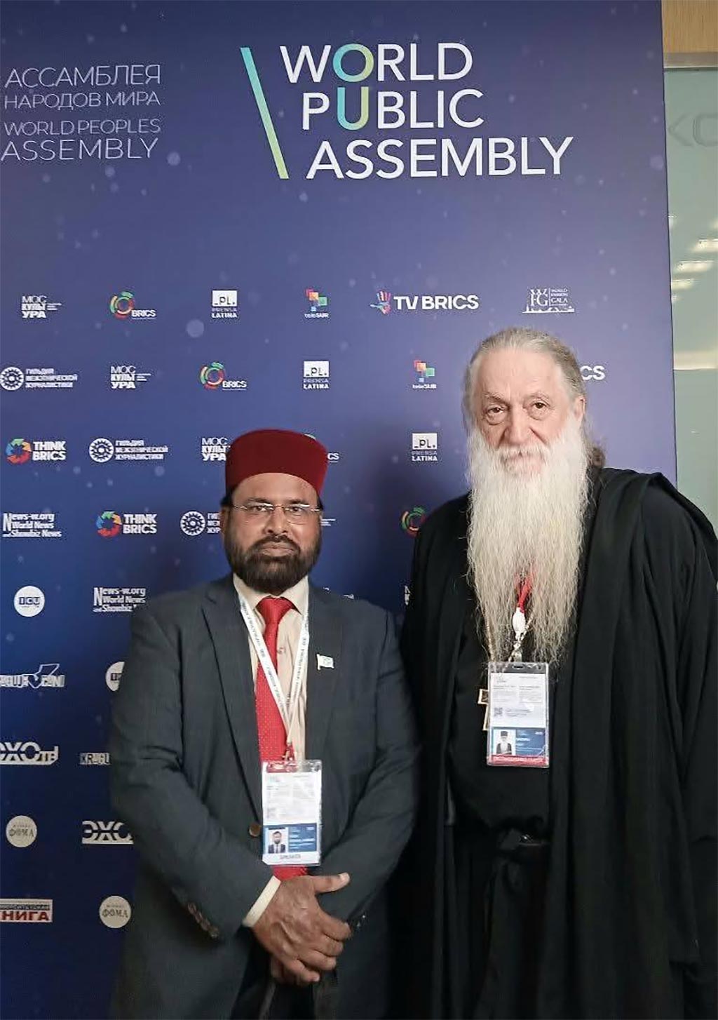 Sohail Ahmad Raza Represents Minhaj-ul-Quran at World People’s Assembly in Moscow