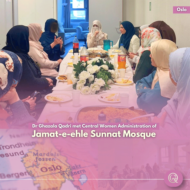 Dr Ghazala Qadri Meets MWL Oslo Norway