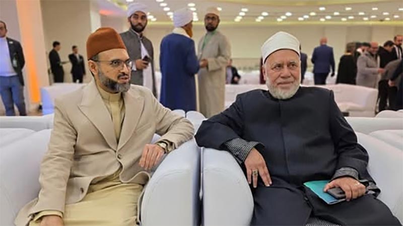 Professor Dr Hassan Mohi-ud-Din Qadri with Professor Dr Mohamed Mehanna during 36th international conference in Cairo