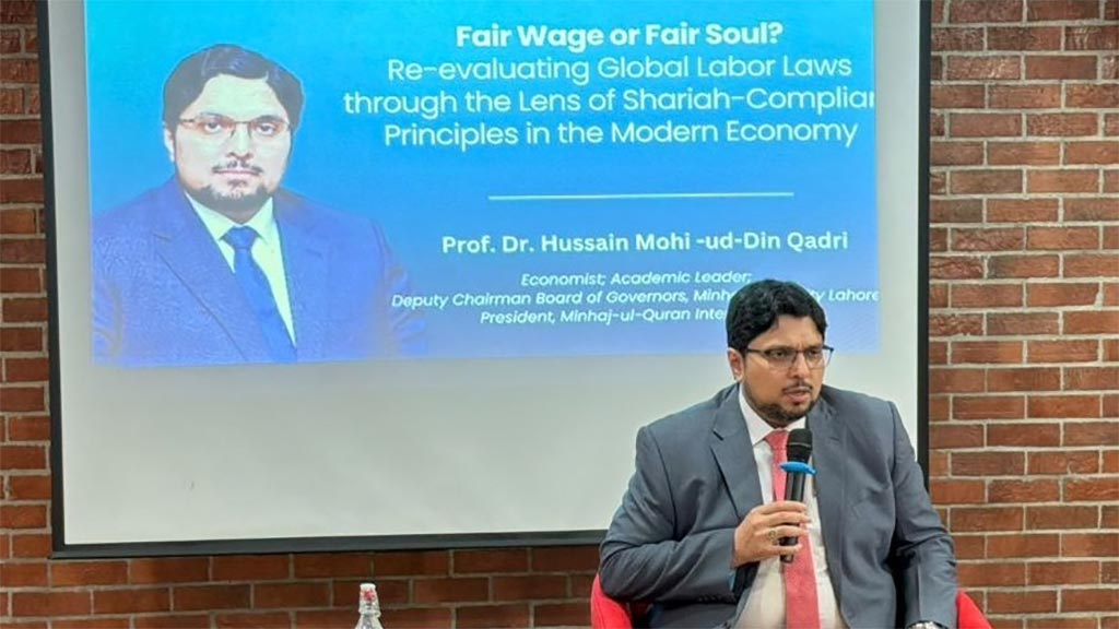 Prof Dr Hussain Mohi-ud-Din Qadri participating in interactive Q&A session at INCEIF University Kuala Lumpur after keynote lecture Fair Wage or Fair Soul