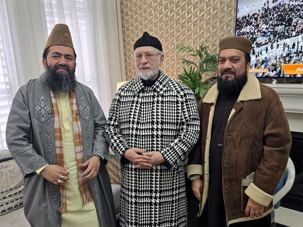 Meeting between Shaykh-ul-Islam Dr Muhammad Tahir-ul-Qadri and Chairman Ruet-e-Hilal Committee Pakistan Maulana Abdul Khabir Azad in Canada