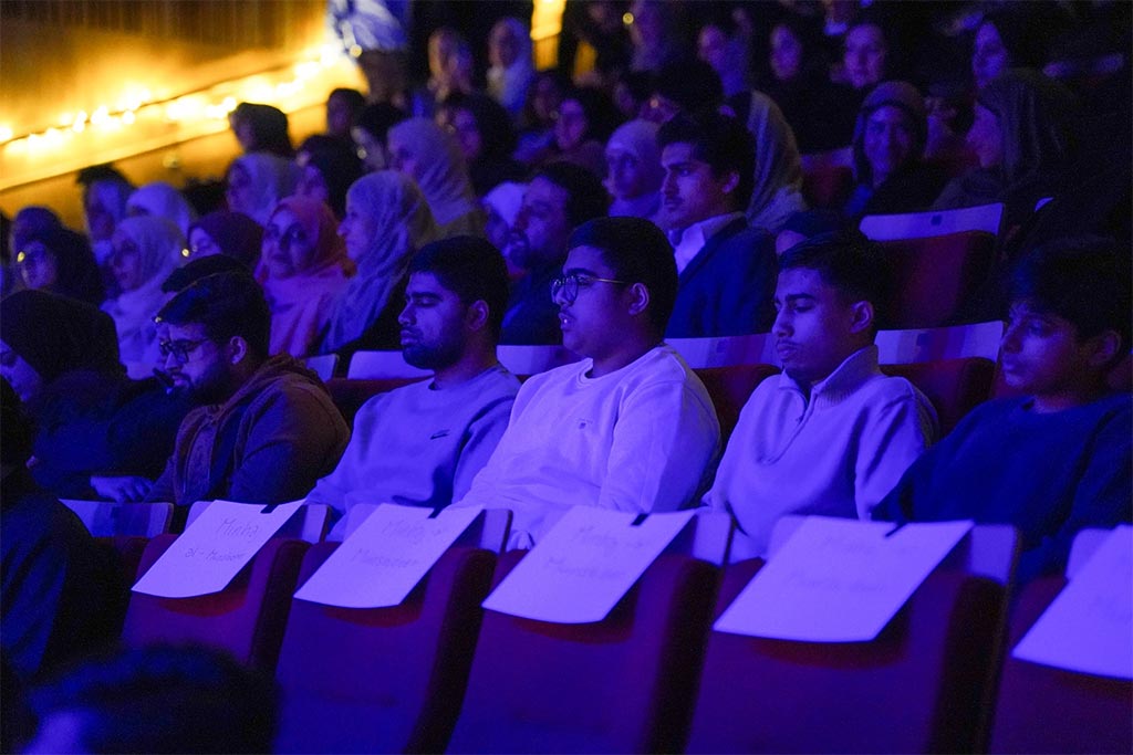 Shaykh Hammad Mustafa al-Madani al-Qadri delivering keynote address at Mawlid Conference 2026 in Oslo