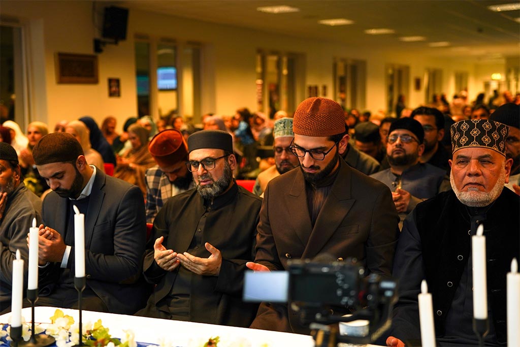 Shaykh Hammad Mustafa al-Madani al-Qadri speaking at Minhaj-ul-Quran Islamic Centre Oslo