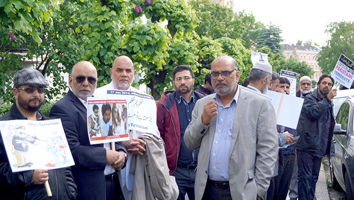 Protest Against Govt and Fake JIT by PAT Norway