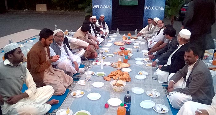 Iftar Dinner from Chaudhry Razzaq Ahmed by MQI Paris