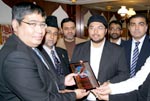  انٹرنیشنل پریس کلب جاپان کا صاحبزادہ حسین محی الدین قادری کے اعزاز میں عشائیہ