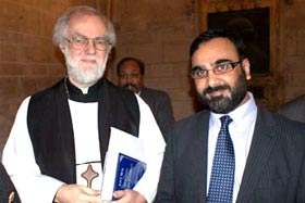 MQI UK representatives meet Archbishop of Canterbury Dr Rowan Williams in Lambeth Palace Westminster Abbey