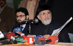 Dr Tahir-ul-Qadri's Press Conference 22-01-2013